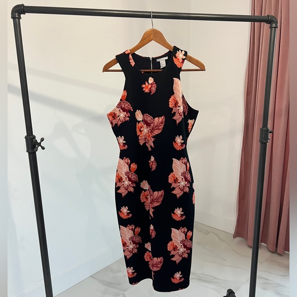 Women’s L Forever 21 Floral work dress - Picture 1 of 4